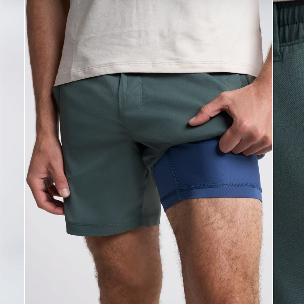 Birddogs Men’s Lined Shorts in Forest Green